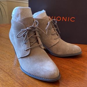 Vionic suede ankle boots